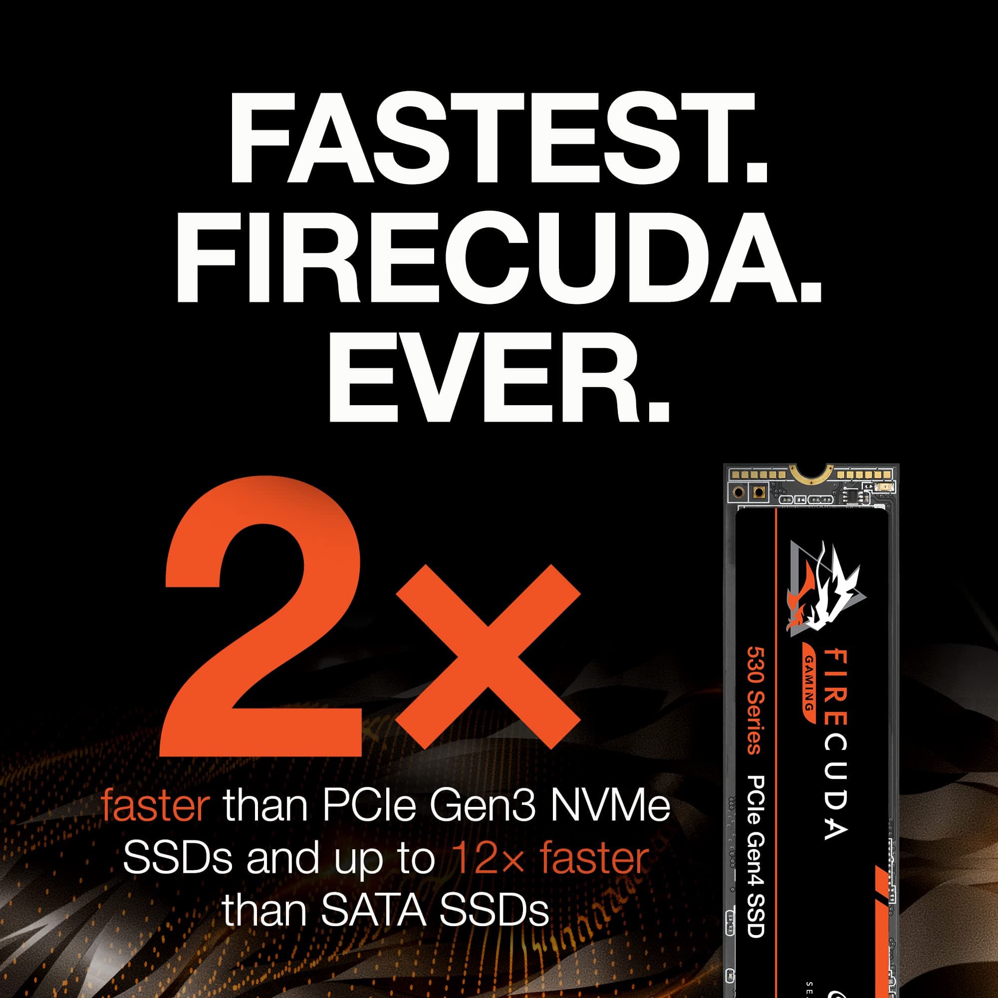 Seagate FireCuda 530 1TB M.2 PCIe Gen4 NVMe SSD - 7300 MB/s, PS5 Compatible, 1275 TBW, 3yr Rescue - Image 6