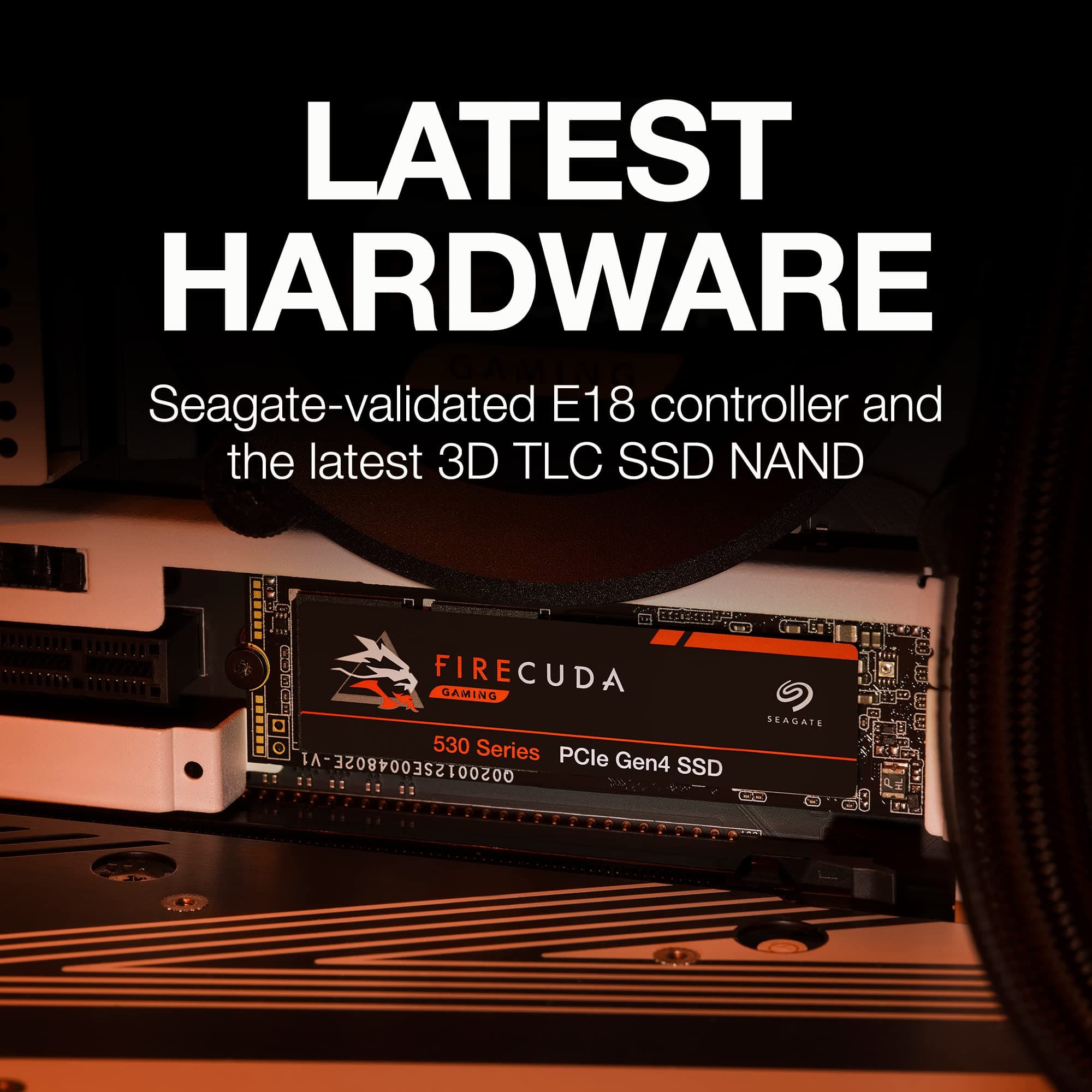 Seagate FireCuda 530 1TB M.2 PCIe Gen4 NVMe SSD - 7300 MB/s, PS5 Compatible, 1275 TBW, 3yr Rescue - Image 3