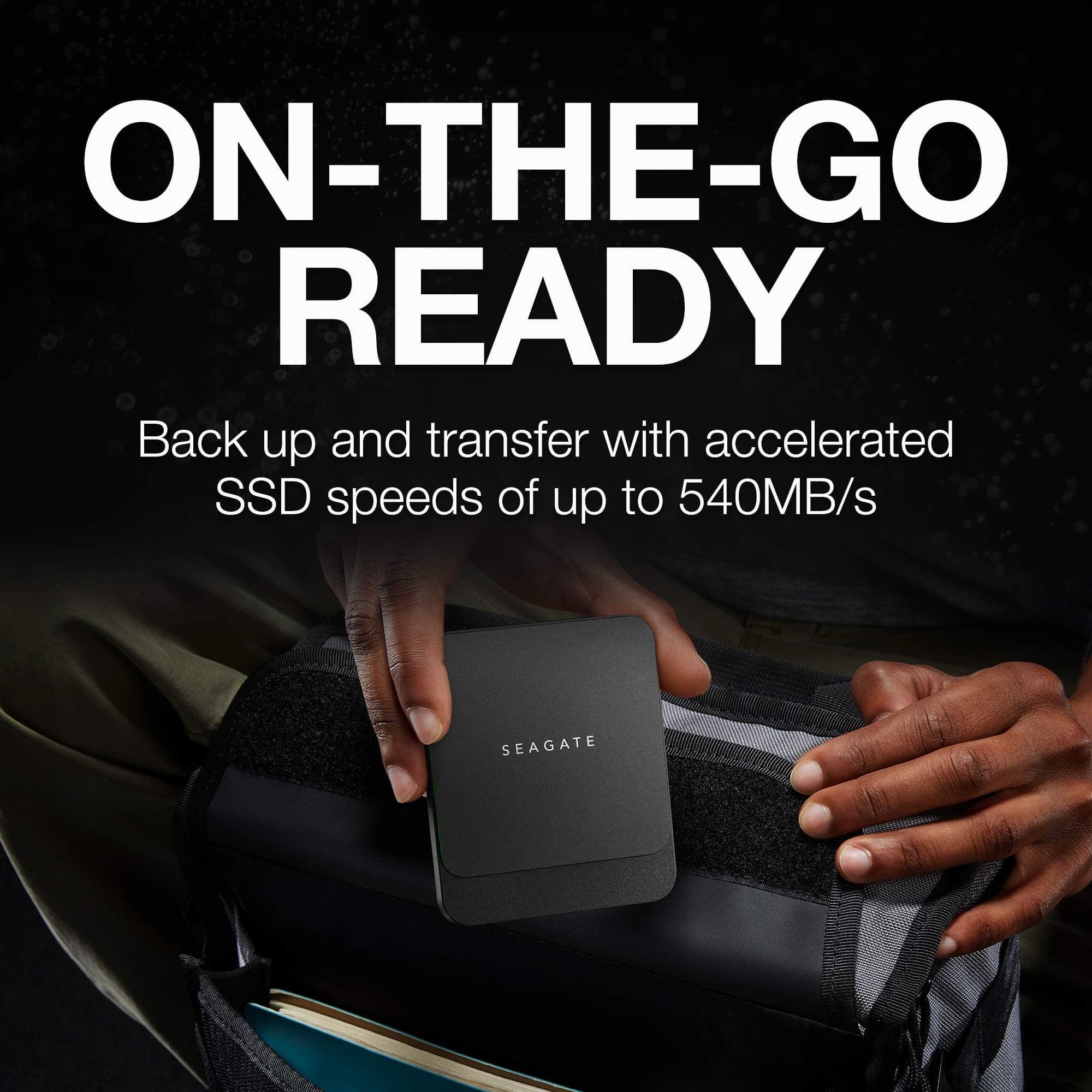 Seagate Barracuda Fast SSD 1TB External Solid State Drive Portable – USB-C USB 3.0 for PC, Mac, Xbox & PS4-3-Year Rescue Service (STJM1000400) - Image 3