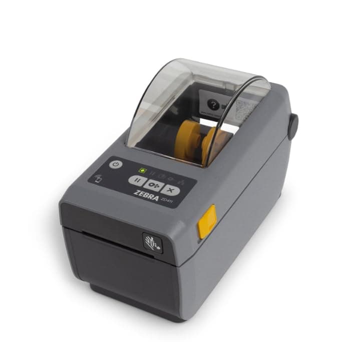 Zebra Technologies ZD411 Printer - Direct Thermal 203DPI - Modular Connectivity - BTLE5 - EZPL - with Cleaning Cloth - Image 3
