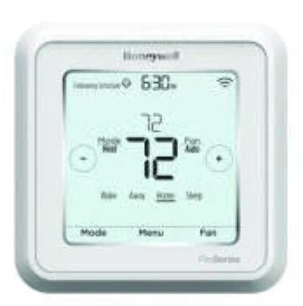 Honeywell TH6320WF2003/U Lyric T6 Thermostat, 3 Heat / 2 Cool Heat Pump Or 2 Heat / 2 Cool Conventional, 4.09" x 4.09" x 1.06"