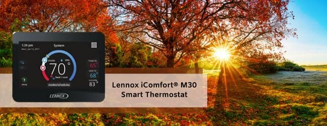 Lennox M30 Touchscreen Smart Wi-Fi Programmable Alexa-Enabled Communicating Remote Access Universal 4 STG Heat/2 Stage Cooling Thermostat, (Model. 15Z69) Easy Install - Image 5