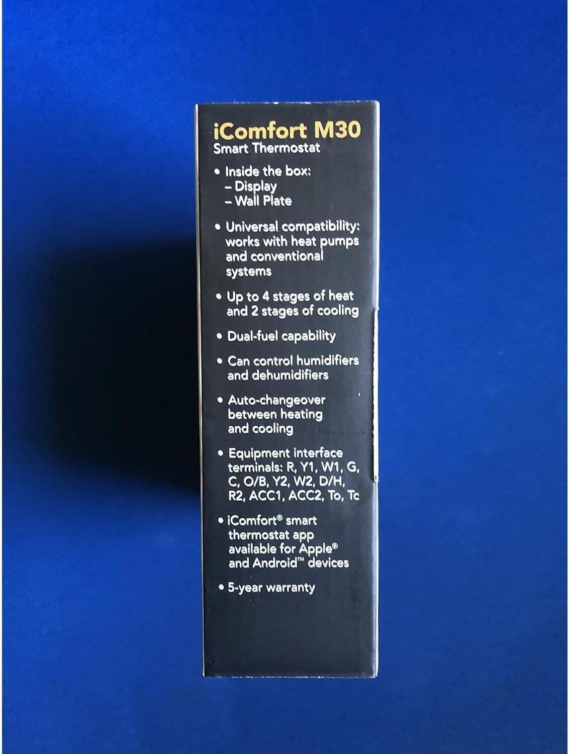 Lennox M30 Touchscreen Smart Wi-Fi Programmable Alexa-Enabled Communicating Remote Access Universal 4 STG Heat/2 Stage Cooling Thermostat, (Model. 15Z69) Easy Install - Image 4