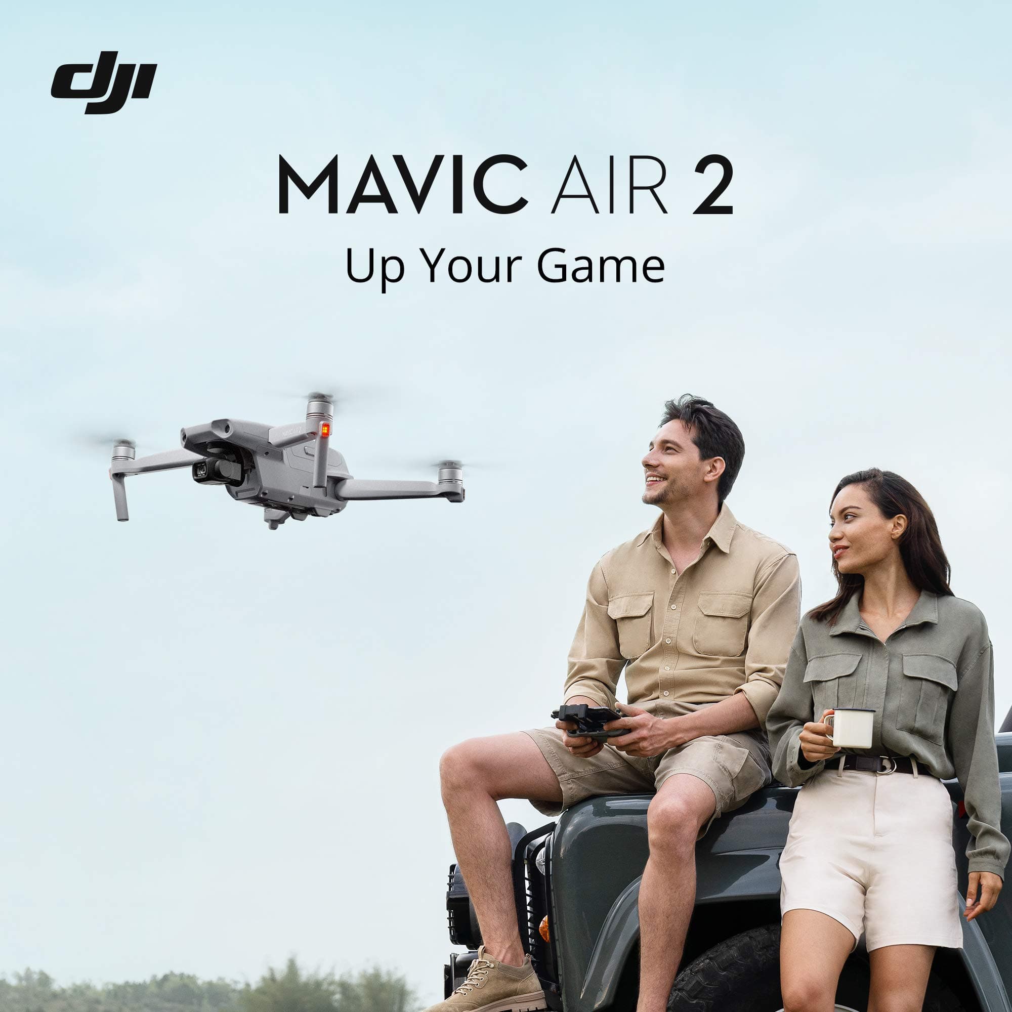 DJI Mavic Air 2 Fly More Combo with DJI Smart Controller - Drone Quadcopter UAV with 48MP Camera 4K Video 1/2"" CMOS Sensor 3-Axis Gimbal 34min Flight Time ActiveTrack 3.0, Gray - Image 2