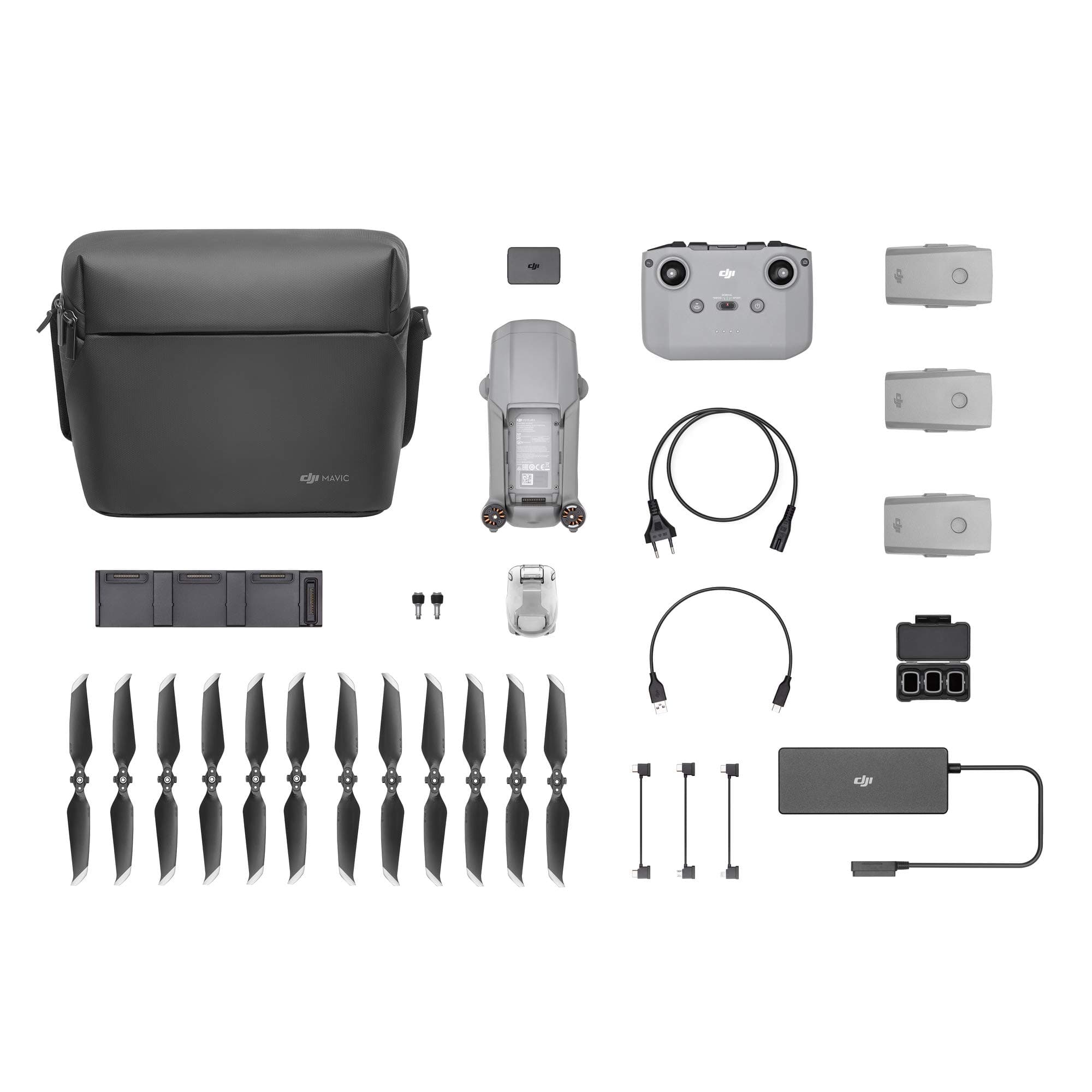 DJI Mavic Air 2 Fly More Combo with DJI Smart Controller - Drone Quadcopter UAV with 48MP Camera 4K Video 1/2"" CMOS Sensor 3-Axis Gimbal 34min Flight Time ActiveTrack 3.0, Gray - Image 8