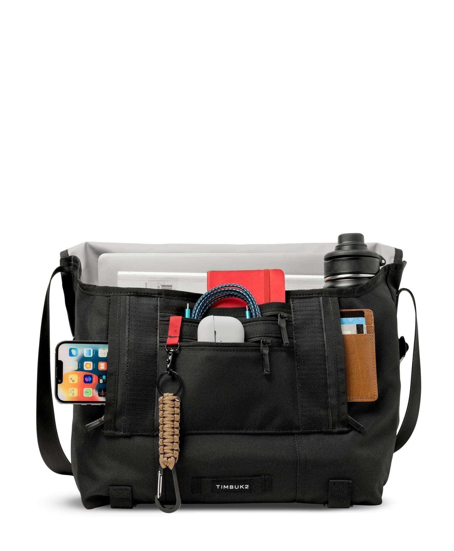 Timbuk2 Classic Messenger Bag, Jet Black, Medium - Image 3