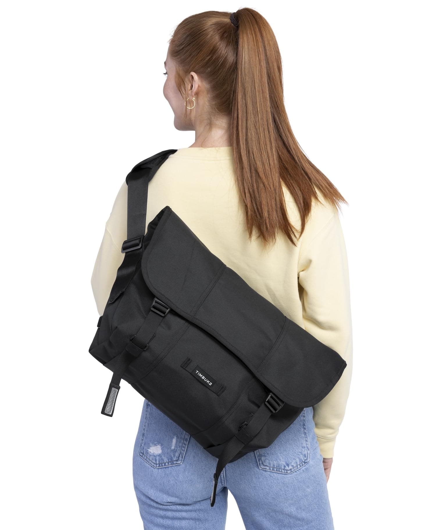 Timbuk2 Classic Messenger Bag, Jet Black, Medium - Image 5