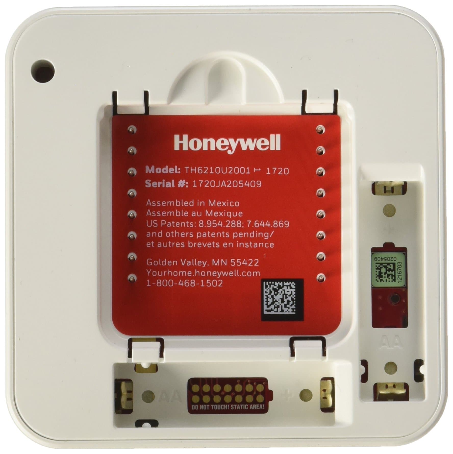 Honeywell TH6210U2001/U T6 Pro Programmable Thermostat, 2 Heat / 1 Cool Heat Pump Or 1 Heat / 1 Cool Conventional - Image 2
