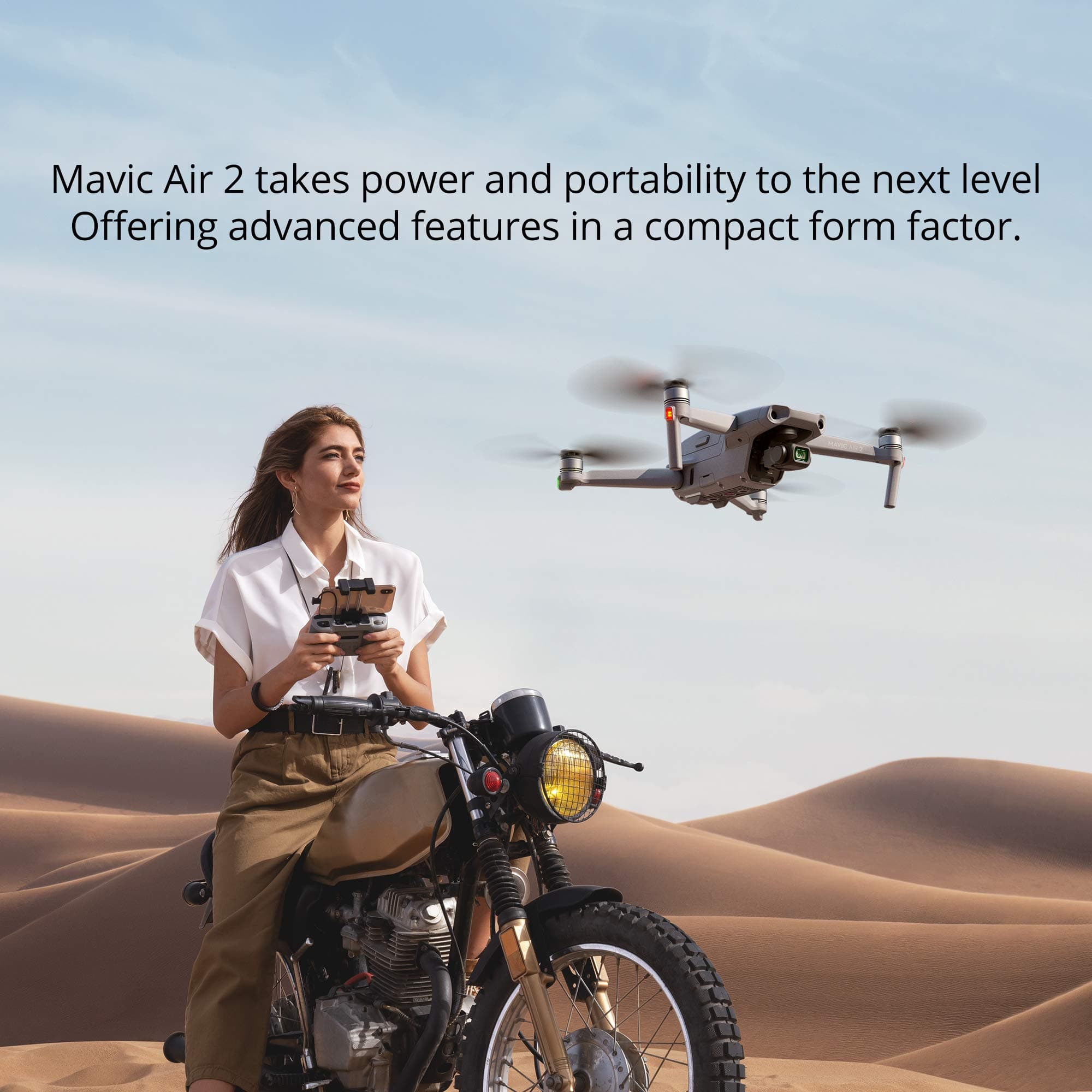 DJI Mavic Air 2 Fly More Combo with DJI Smart Controller - Drone Quadcopter UAV with 48MP Camera 4K Video 1/2"" CMOS Sensor 3-Axis Gimbal 34min Flight Time ActiveTrack 3.0, Gray - Image 3