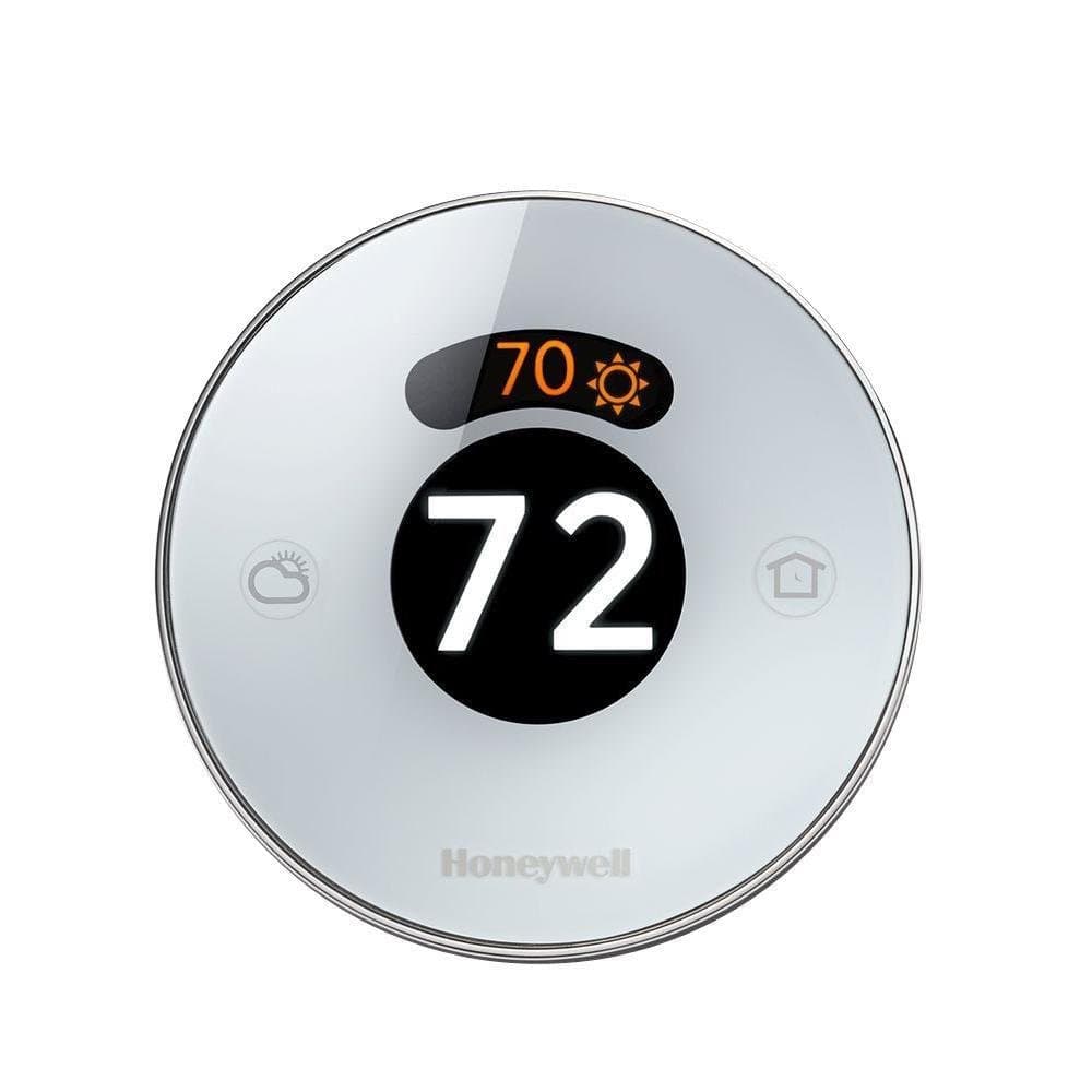 Honeywell Lyric Round Wi-Fi Thermostat, Up to 3 Heat/2 Cool Heat Pumps and Up to 2 Heat/2 Cool Conventional Systems