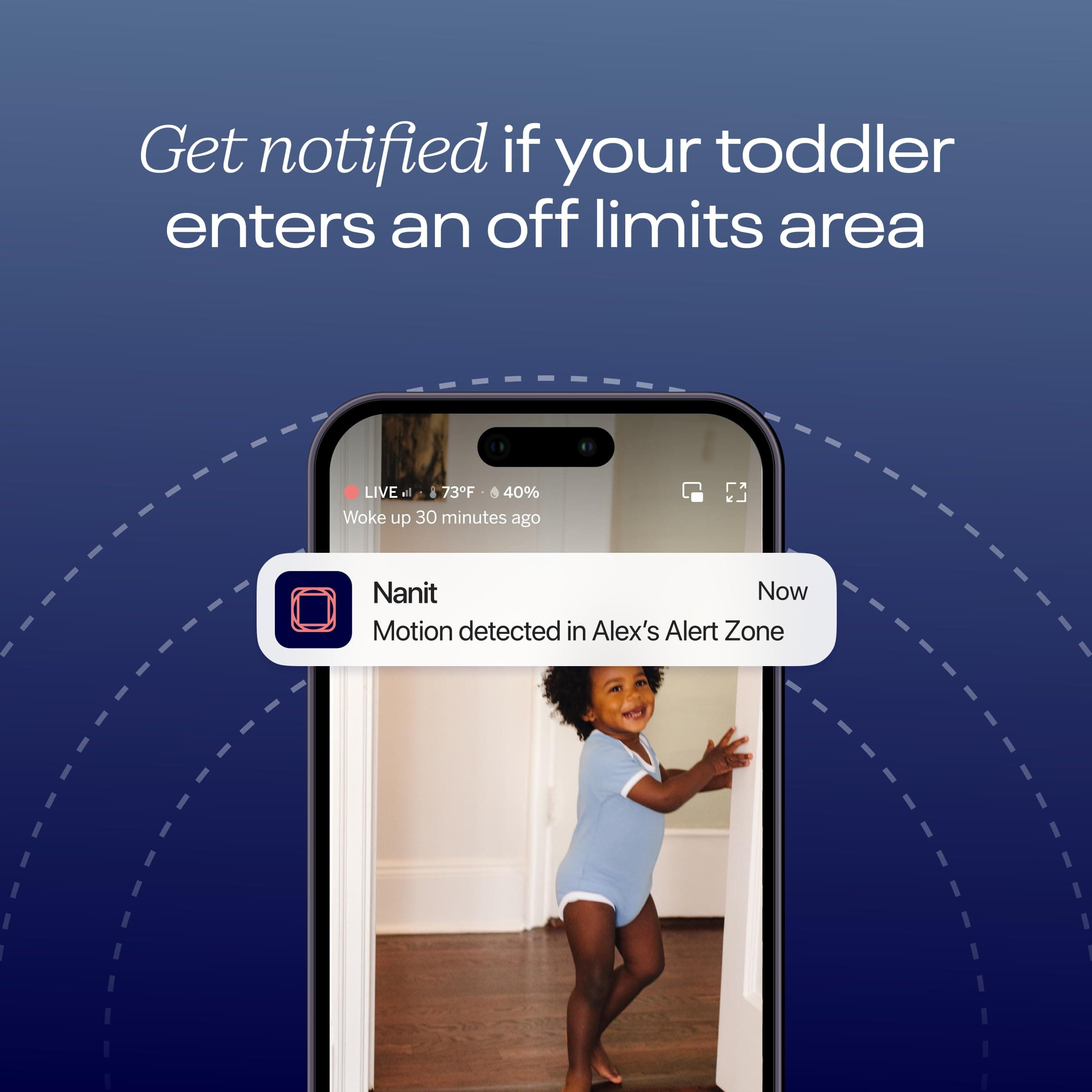 Nanit Pro Smart Baby Monitor & Flex Stand - 1080p Wi-Fi Video Camera, 2-Way Audio, Sound/Motion/Cry Notifications, Night Vision, and Breathing Band - Image 9