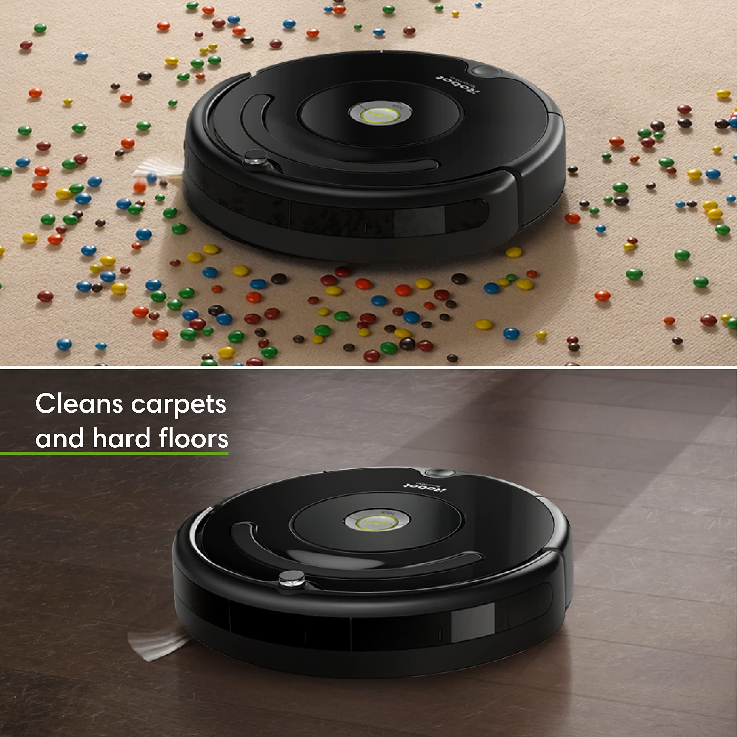 iRobot Roomba 675 Robot Vacuum - Easy to use, Power-Lifting Suction, Multi-Surface Cleaning, Smart Navigation Cleans in Neat Rows, Self-Charging, Alexa - Image 7