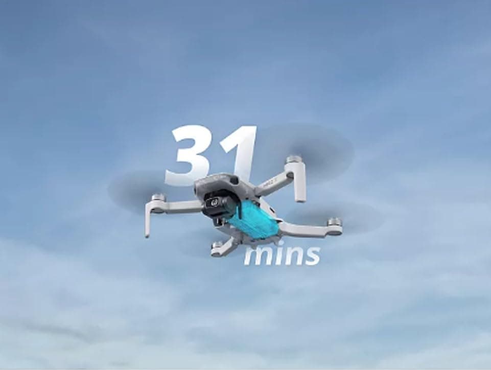 DJI Mini 2 SE Fly More, Mini Drone with Lightweight and Foldable Camera, 2.7K Video, Smart Modes, 10km Video Streaming, 31min Flight, Less than 249g, Easy to Use, Bag and Extra Battery - Image 9