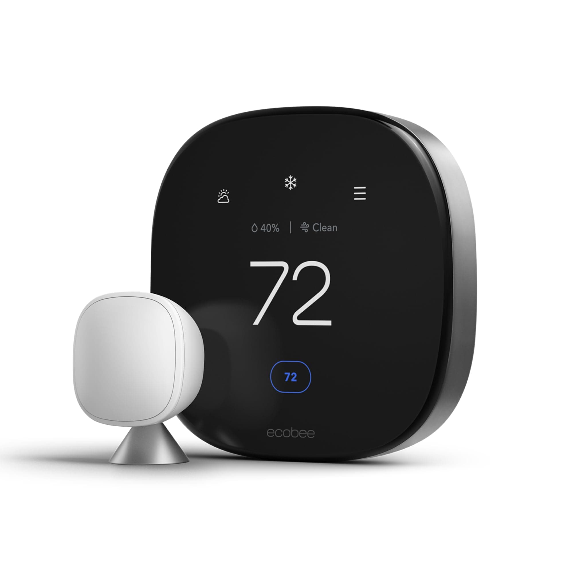 ecobee Smart Thermostat Premium - WiFi, Siri & Alexa Built-In, Smart Sensor