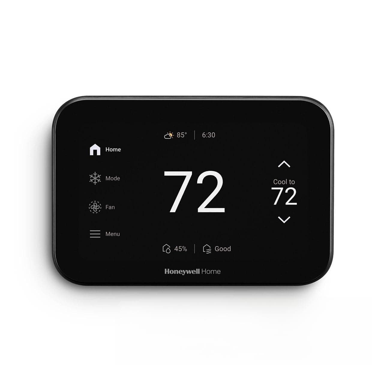 Honeywell Home THX1200B6 ElitePRO™ S1200 Smart Thermostat, 5" Touchscreen, Black