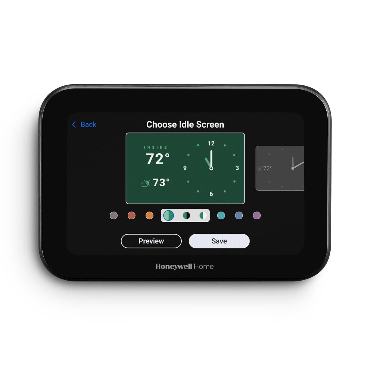 Honeywell Home THX1200B6 ElitePRO™ S1200 Smart Thermostat, 5" Touchscreen, Black - Image 4
