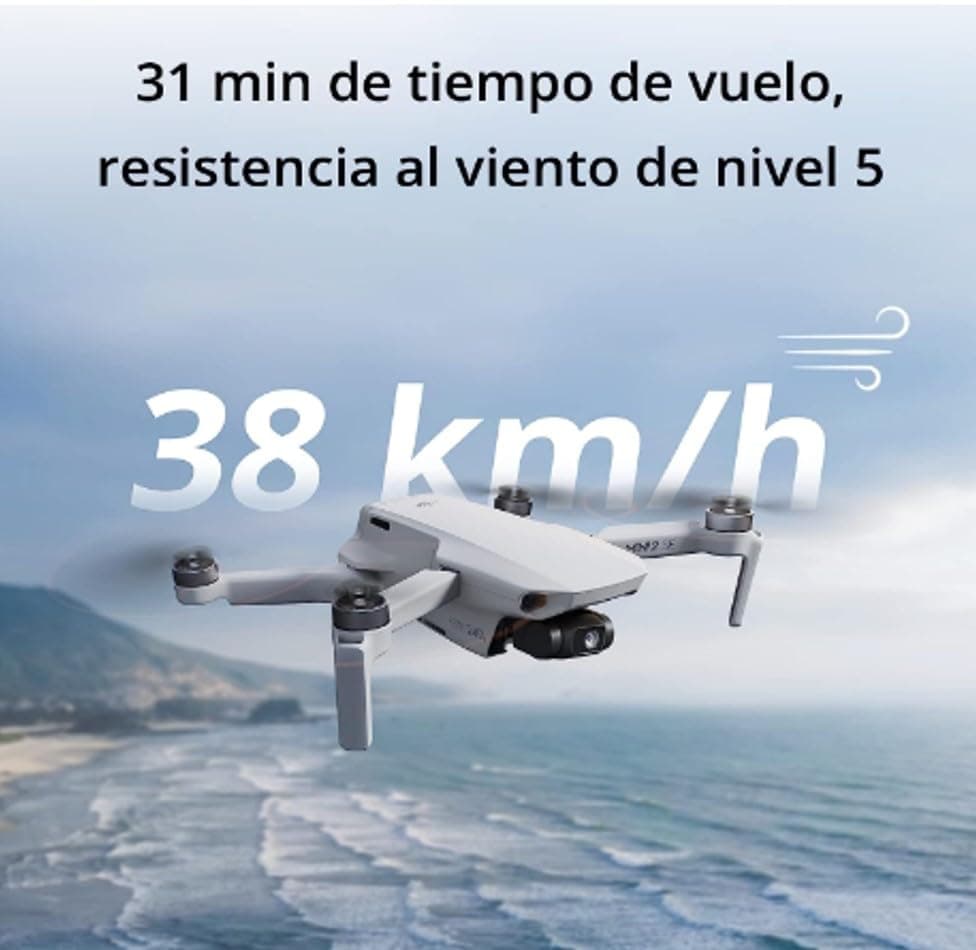 DJI Mini 2 SE Fly More, Mini Drone with Lightweight and Foldable Camera, 2.7K Video, Smart Modes, 10km Video Streaming, 31min Flight, Less than 249g, Easy to Use, Bag and Extra Battery - Image 3