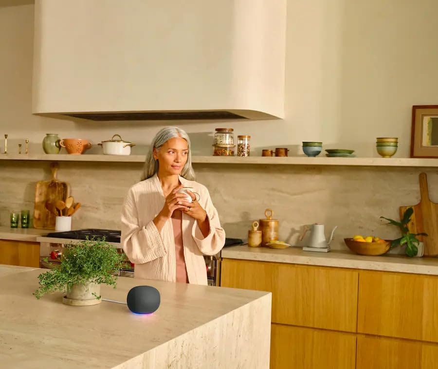 Google - Premium Audio Speaker- 360-Degree Sound (Porcelain) - Image 7
