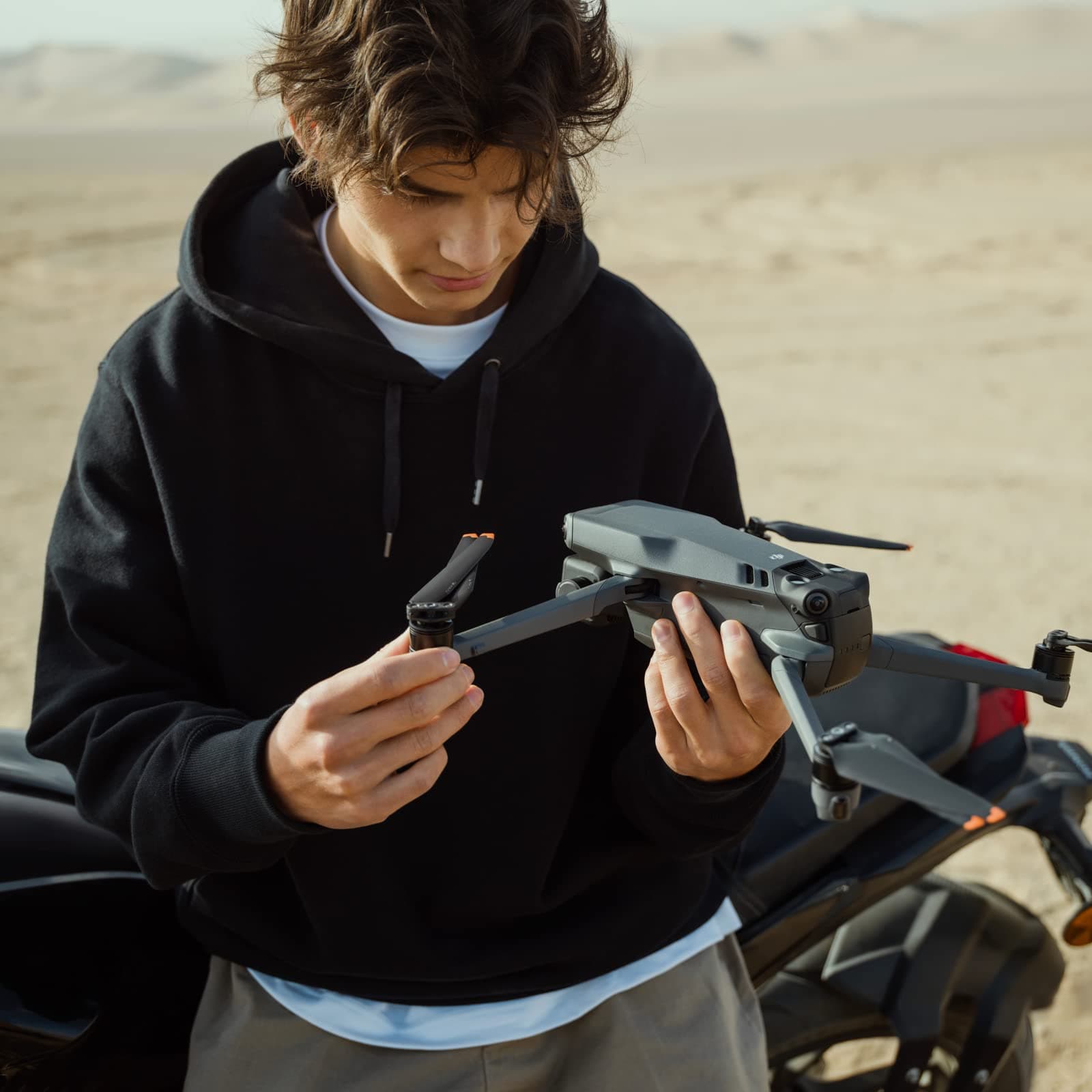 DJI Mavic 3, Drone with 4/3 CMOS Hasselblad Camera, 5.1K Video, Omnidirectional Obstacle Sensing, 46 Mins Flight, Advanced Auto Return, 15km Video Transmission, FAA Remote ID Compliant, Gray - Image 2