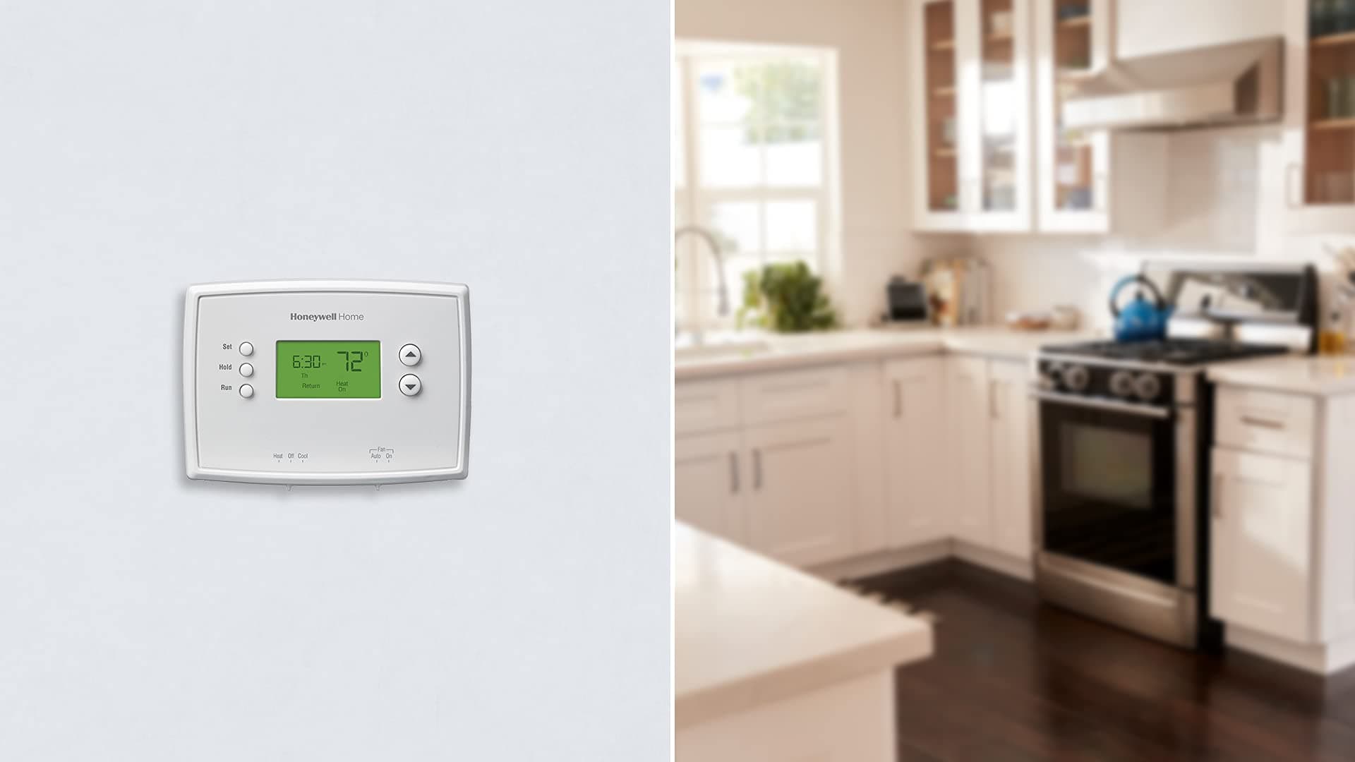 Honeywell Home RTH2300B1038 5-2 Day Programmable Thermostat, White - Image 3