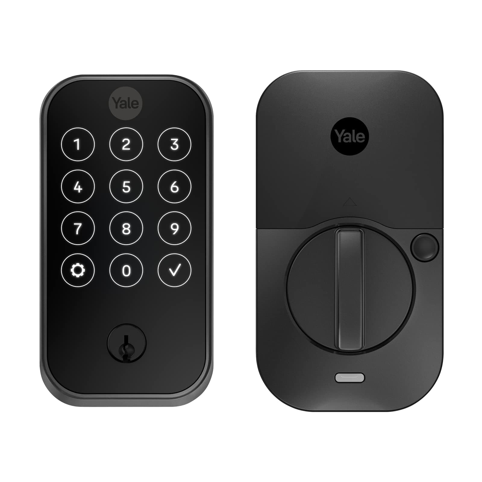 Yale Assure Lock 2 Keypad Deadbolt with Bluetooth, Black Suede