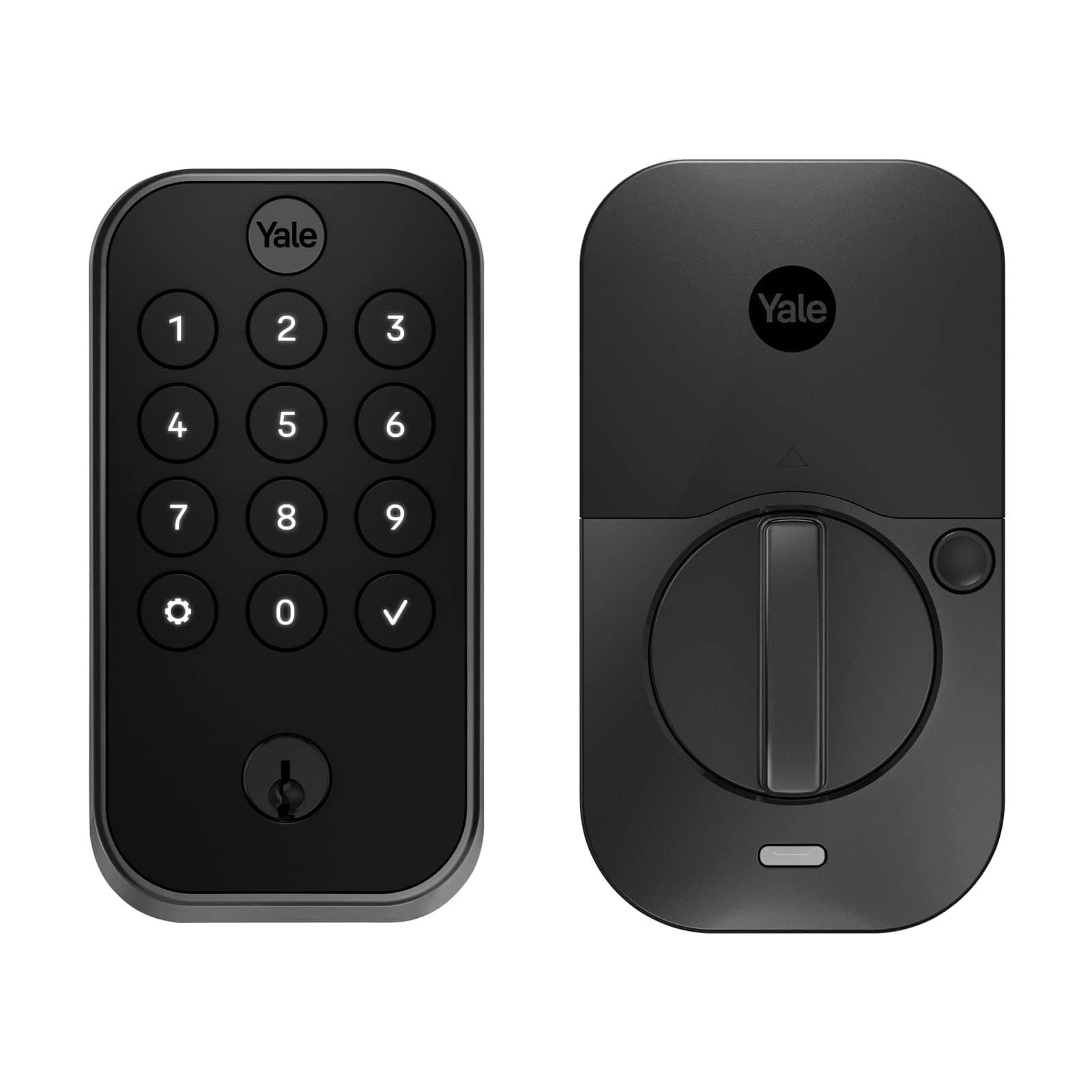 Yale Assure Lock 2 Keypad Deadbolt with Z-Wave, Black Suede