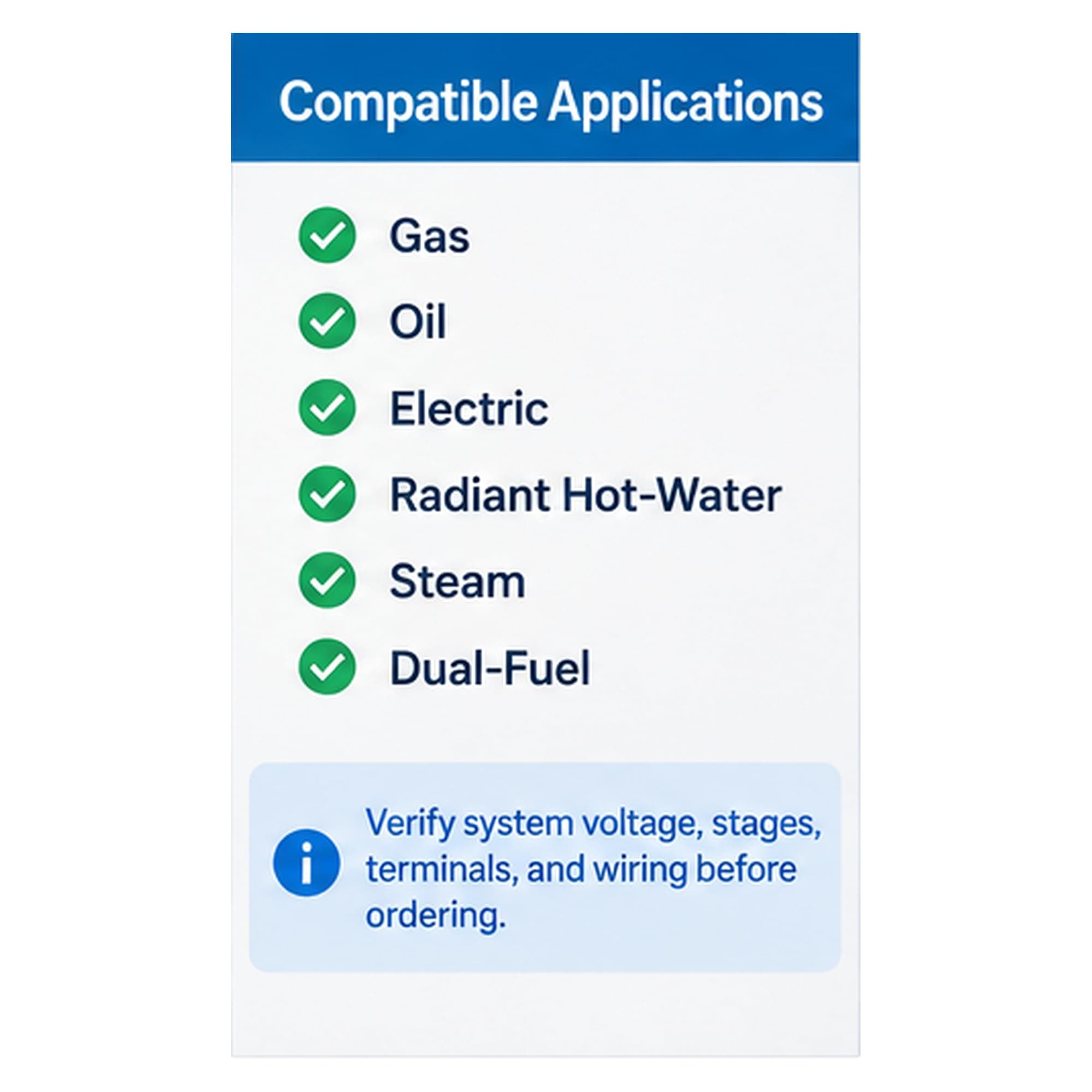 Honeywell Home FocusPRO N100 Thermostat TH1210U4001, 24V Heat Pumps with Auxiliary Heat or 1H/1C Conventional Systems, Includes 5-Year Warranty - Image 3