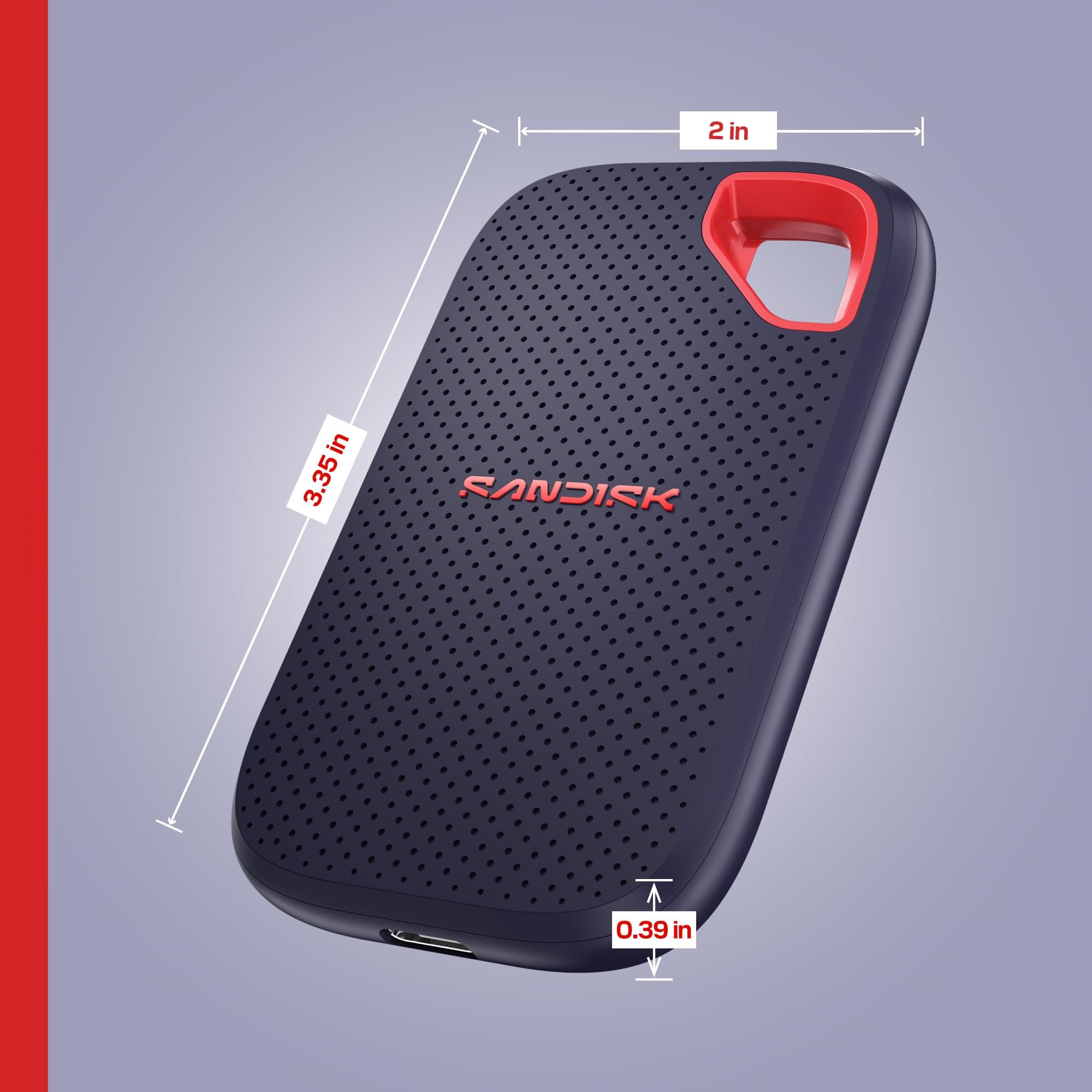 Sandisk 4TB Extreme Portable SSD, Up to 2000MB/s Transfer Speeds-New Model - Image 7