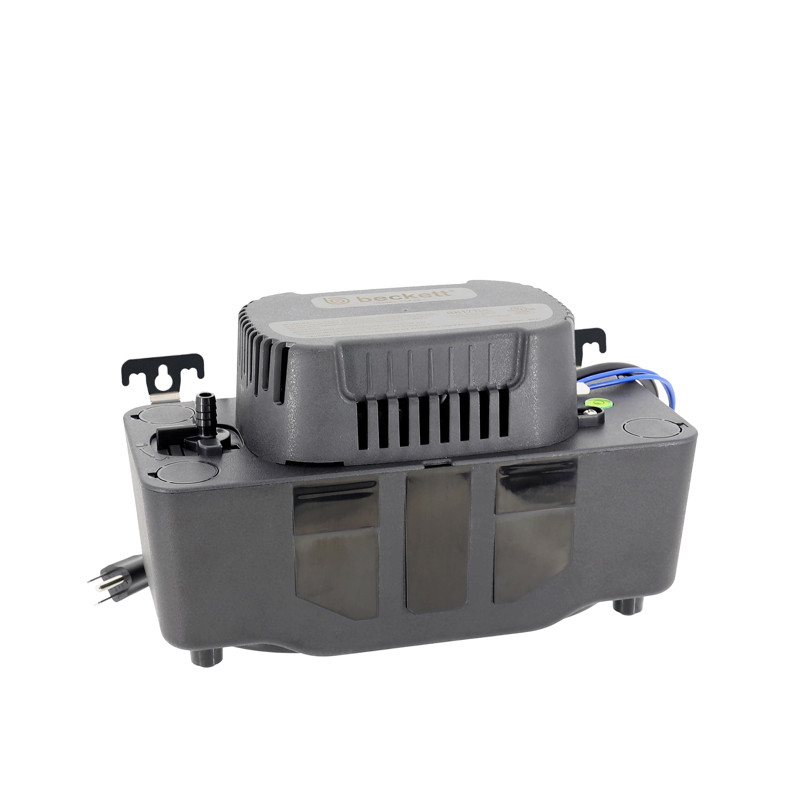Beckett BK221UL Condensate Pump with Safety Switch, 115V, 22 ft Max Lift, 125 GPH, Automatic On/Off Operation, Black - Image 6