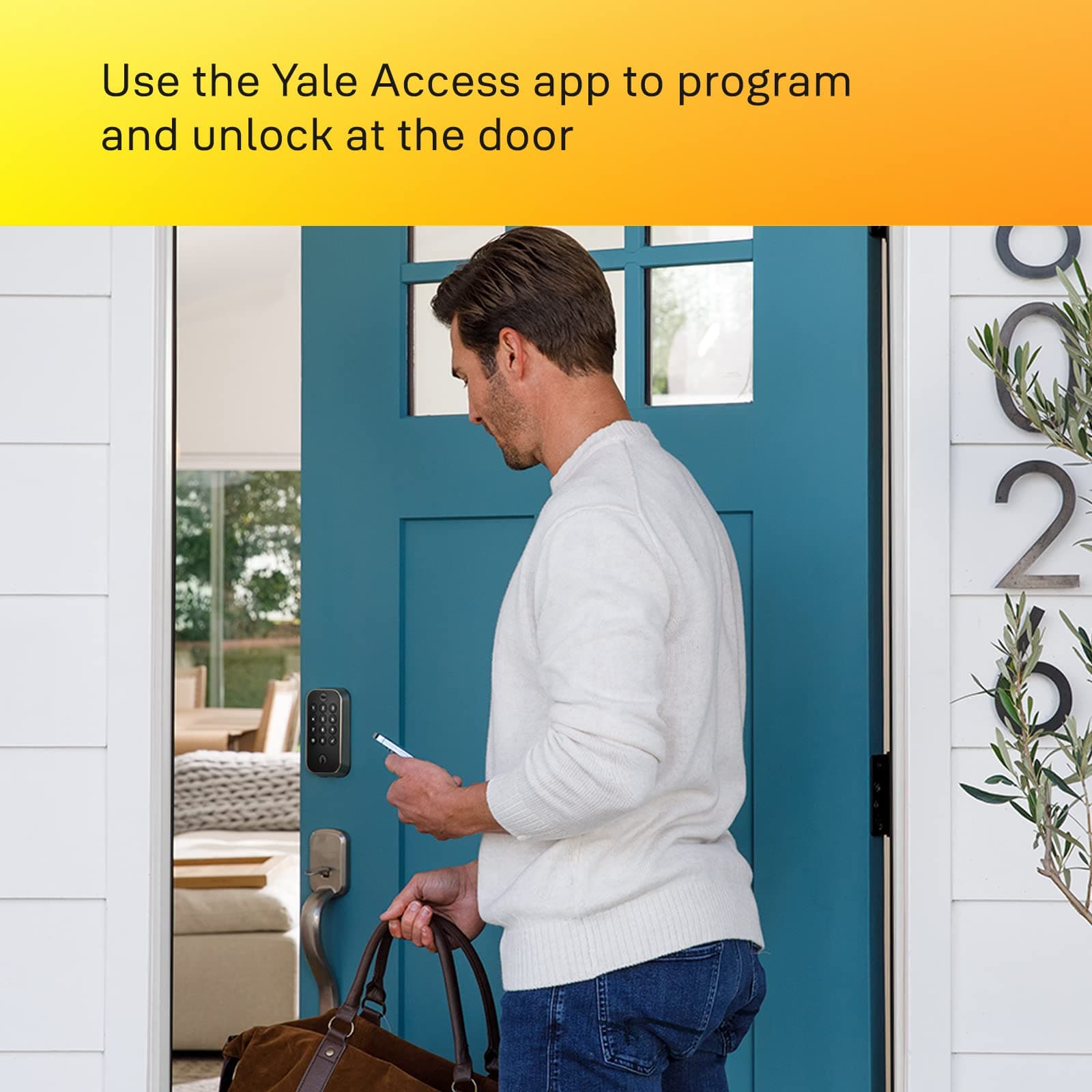 Yale Assure Lock 2 Keypad Deadbolt with Bluetooth, Black Suede - Image 2