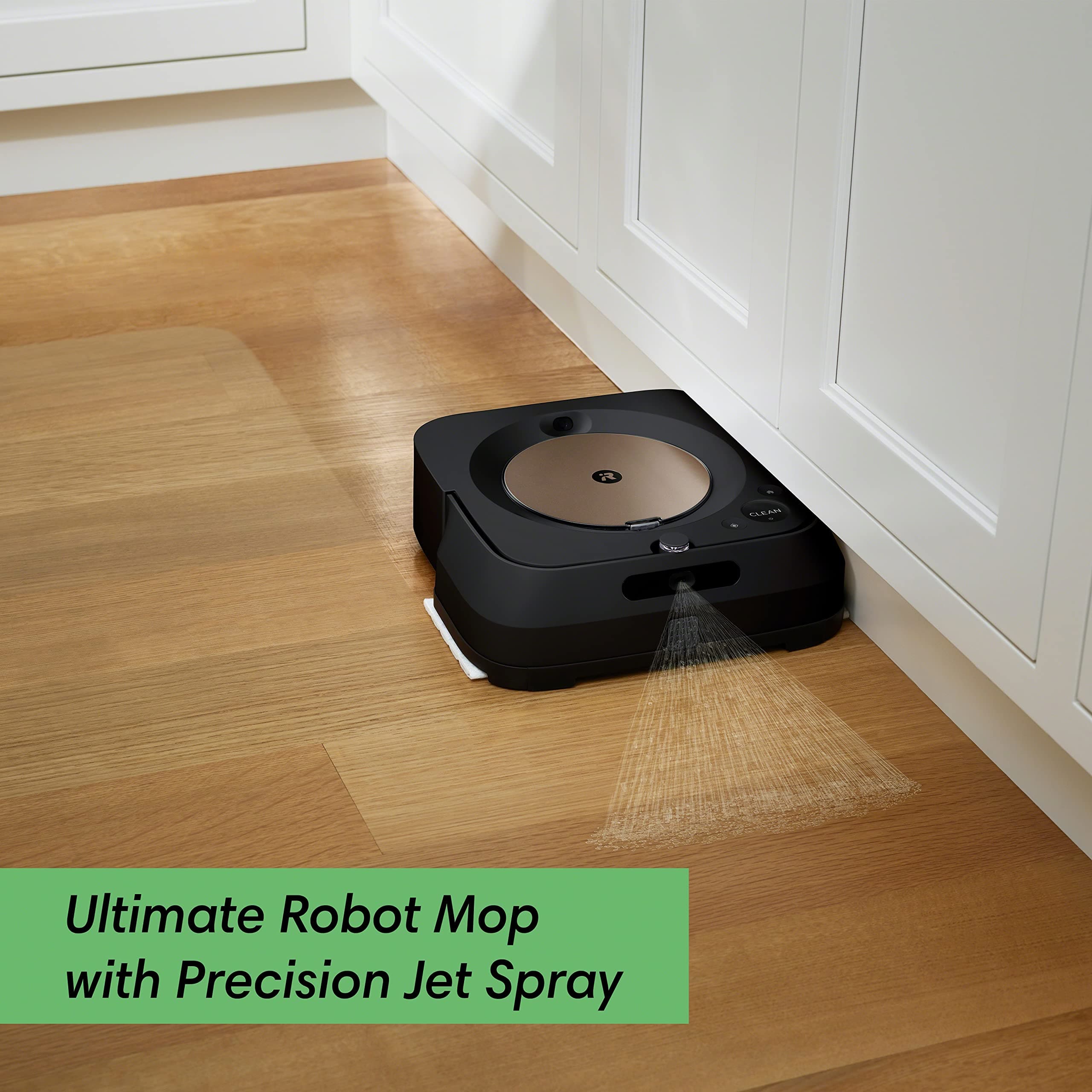 iRobot Braava Jet m6 (6012) Ultimate Robot Mop- Wi-Fi Connected, Precision Jet Spray, Smart Mapping, Works with Alexa, Ideal for Multiple Rooms, Recharges and Resumes, Black - Image 2