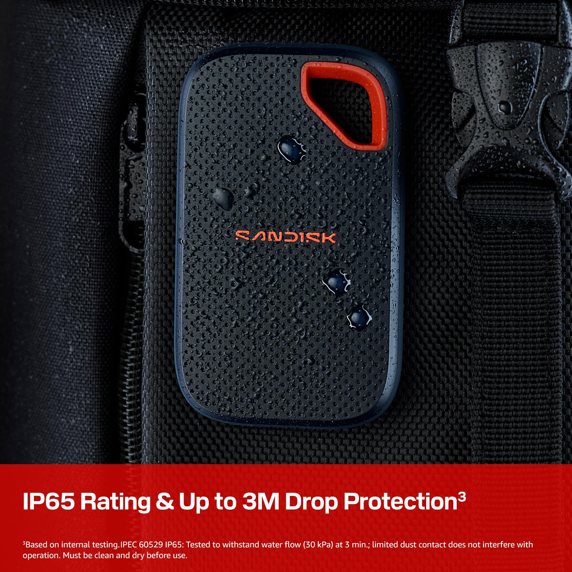 Sandisk 4TB Extreme Portable SSD, Up to 2000MB/s Transfer Speeds-New Model - Image 3