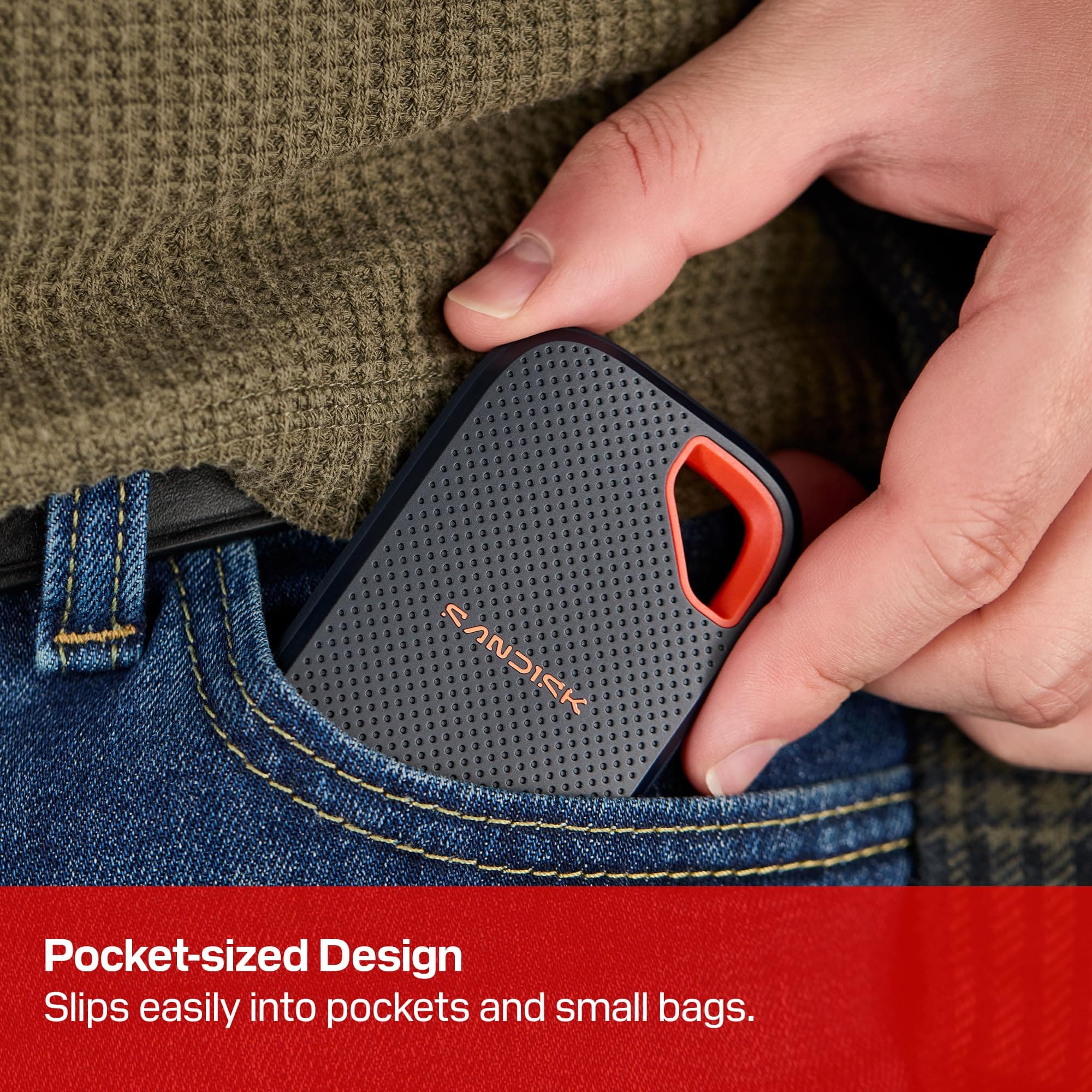 Sandisk 4TB Extreme Portable SSD, Up to 2000MB/s Transfer Speeds-New Model - Image 5